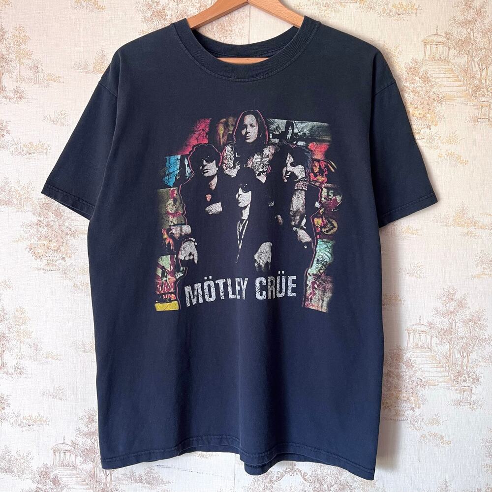 Vintage 00s 2005 Mötley Crüe Red White & Crüe Tour Tee | L